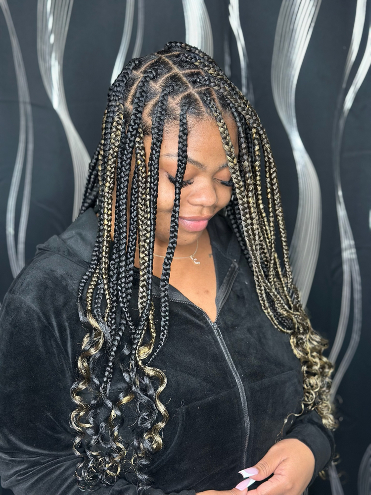 Box Braids Knotless - Add in hair