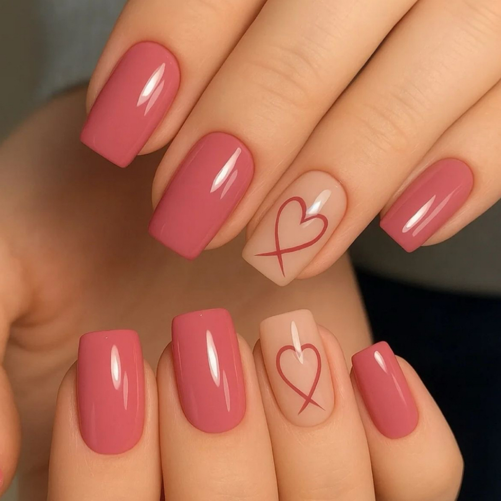 Full Set + Gel & Pedicure Volcano