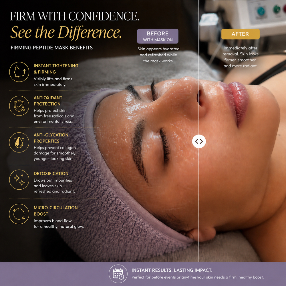 Lift Firm Glow Peptide Facial at Kallara Beauty in Oswego, IL
