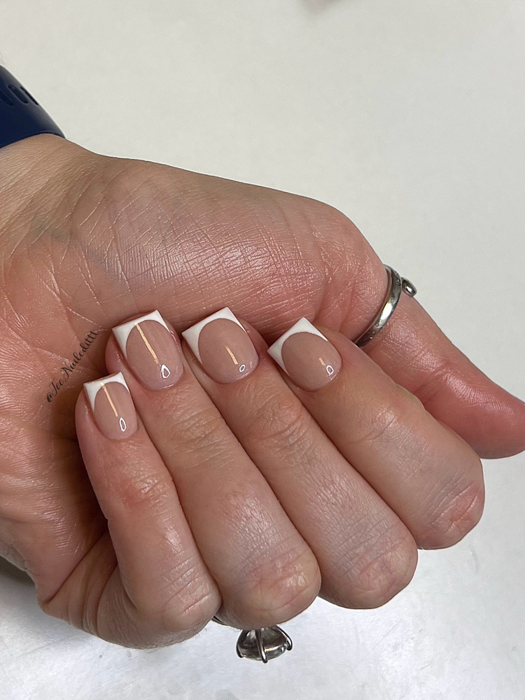 Classic French Tip Full Set