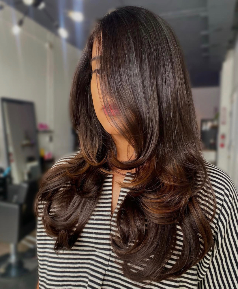 Shampoo + blowout