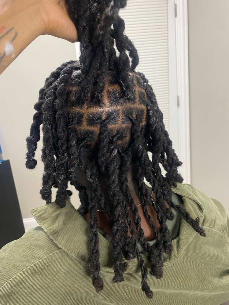 59 locs or less, up to shoulder len