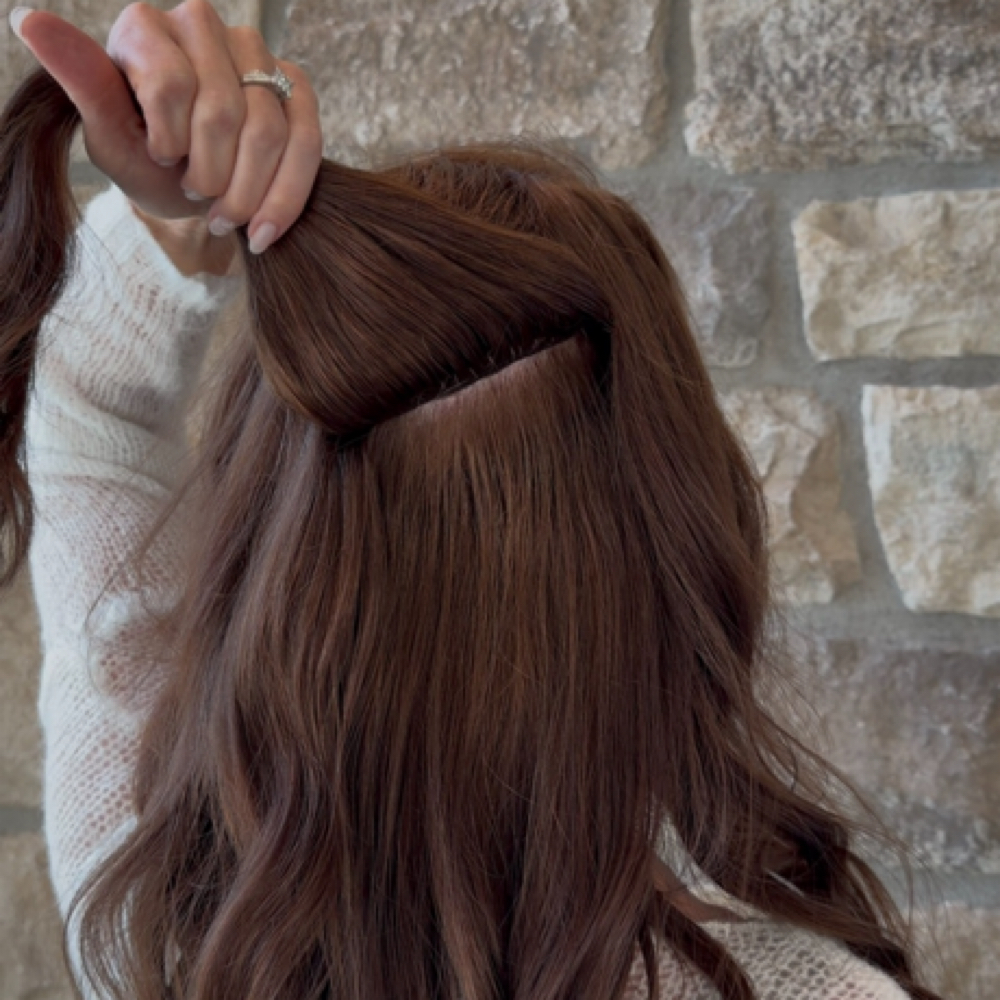 1 Row Extension Move Up/Install at LindsayRappDoesHair in Chico, CA