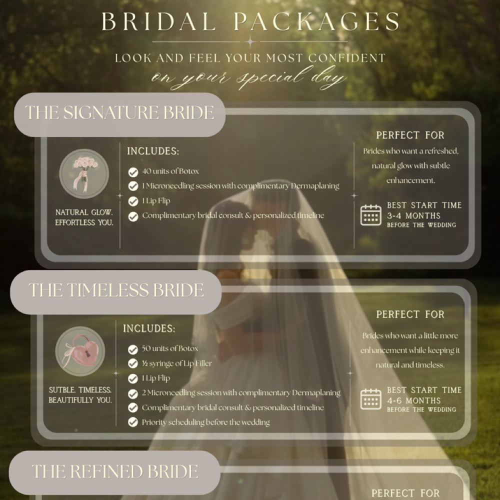 Bridal Packages at The Refinery Room in Alvin, TX
