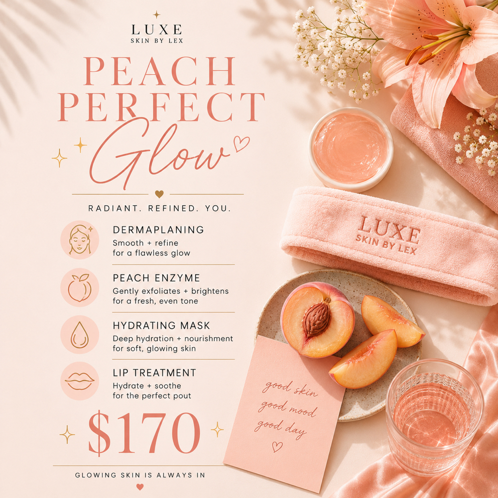 Peach Perfect Glow at Luxe Skin by Lex in Teaneck Road, NJ