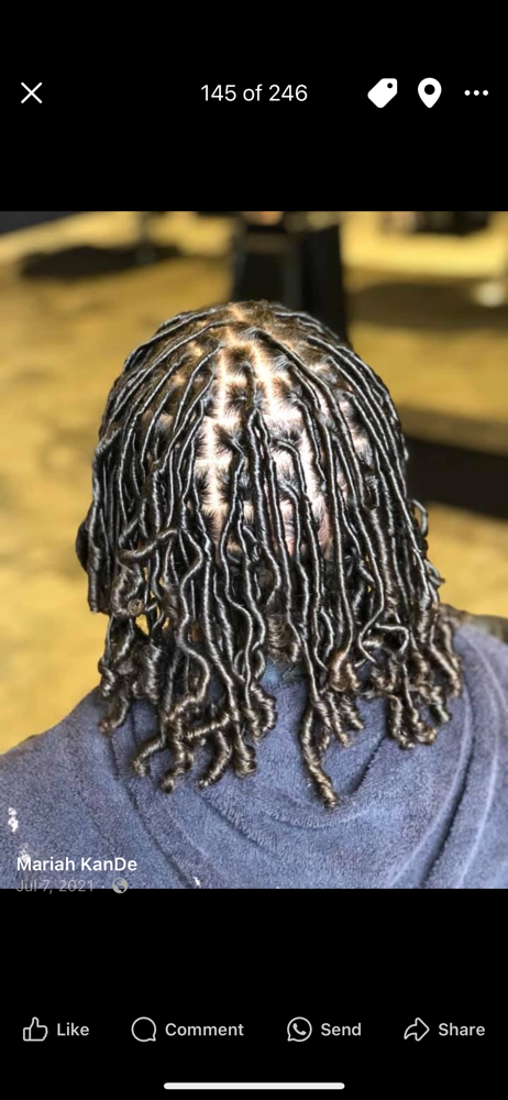 Basic LOC Retwist On 20 - 80 Locs