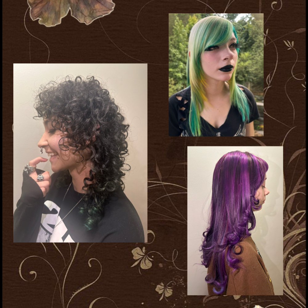 Alternative Haircut 🌑 at Mystic Color in Augusta, GA