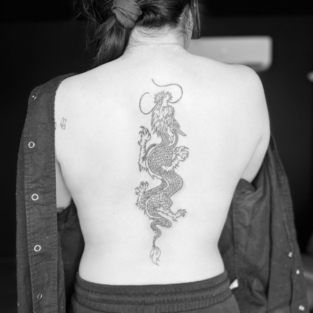 Custom Tattoo at Diamond G Tattoo in Palmer, TX