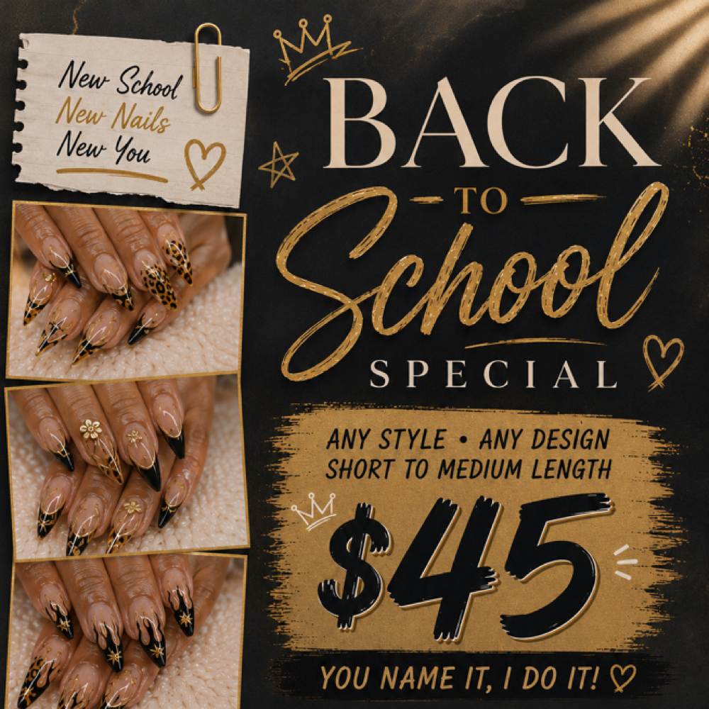 Back To School Special at JAM Nails in Marrero, LA