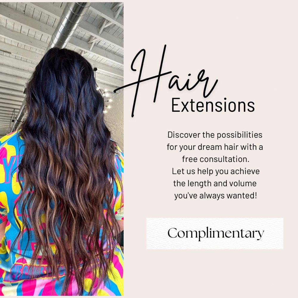 Hair Extension Consultation at Luminous Hair Spa in Niles, MI