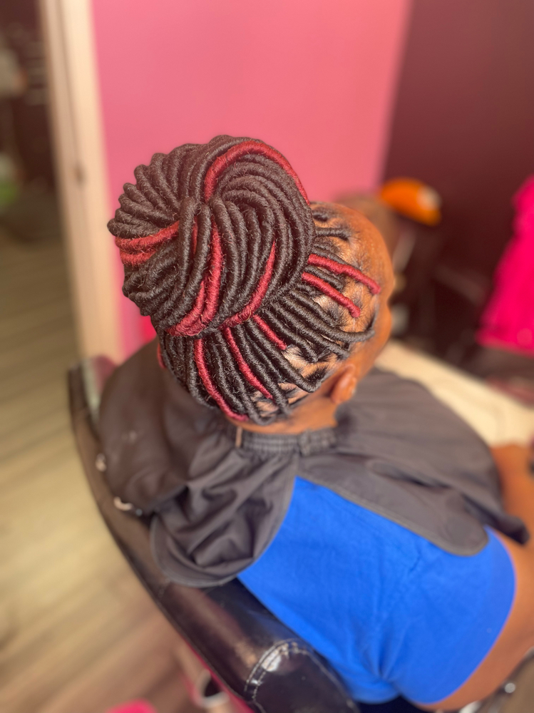 Faux Locs Mid Back