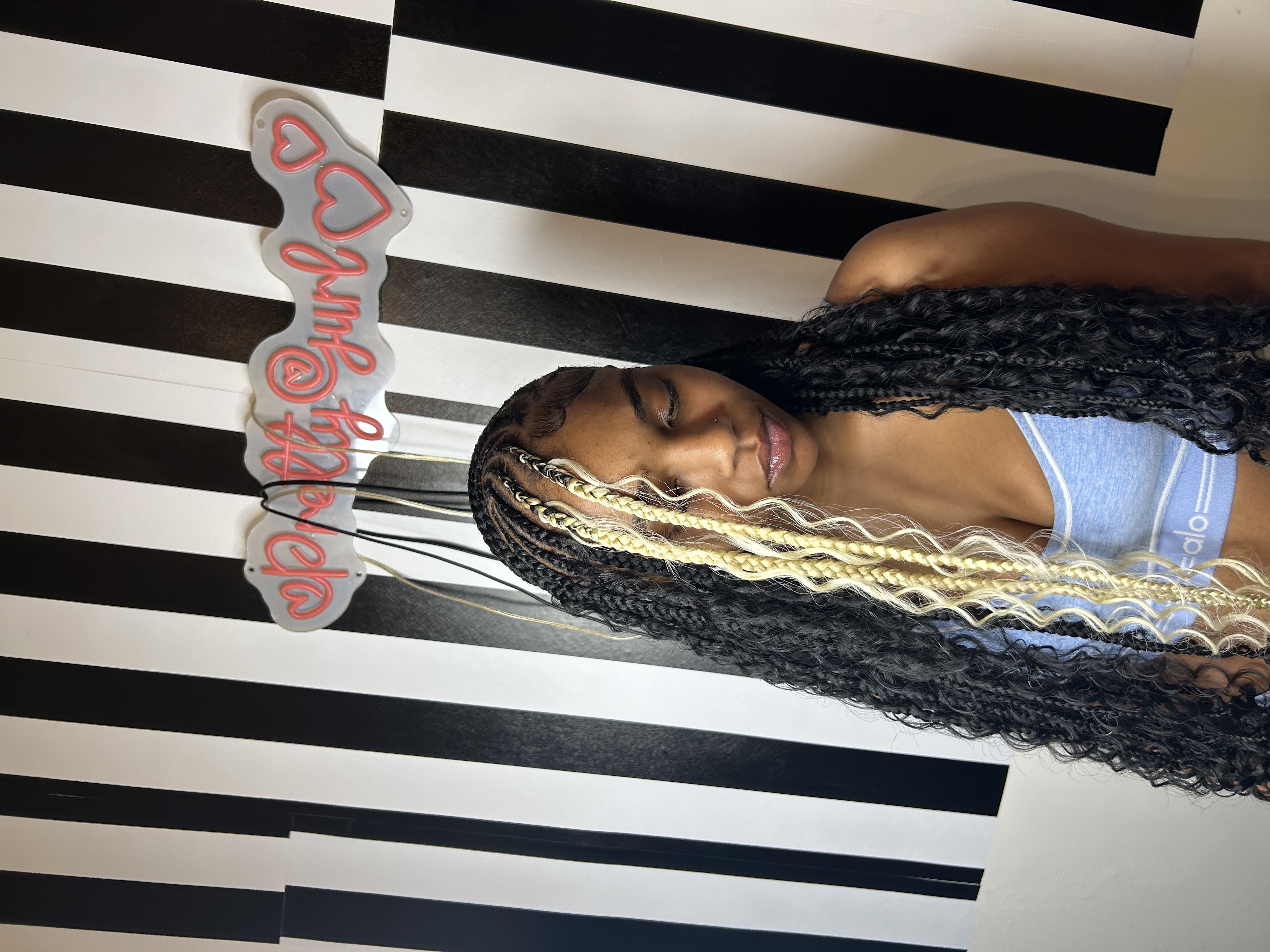 Lemonade Knotless at LaNaya Styles in Gastonia, NC