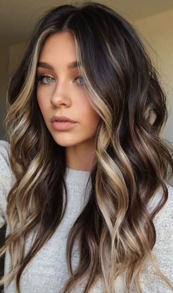 Accent Highlight at The Artist’s Cupboard hair salon in New Caney, TX