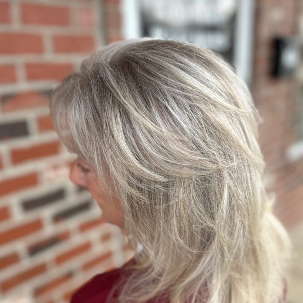 Custom Blonding + Tone Defense at Hair By Sarah in Winston Salem, NC