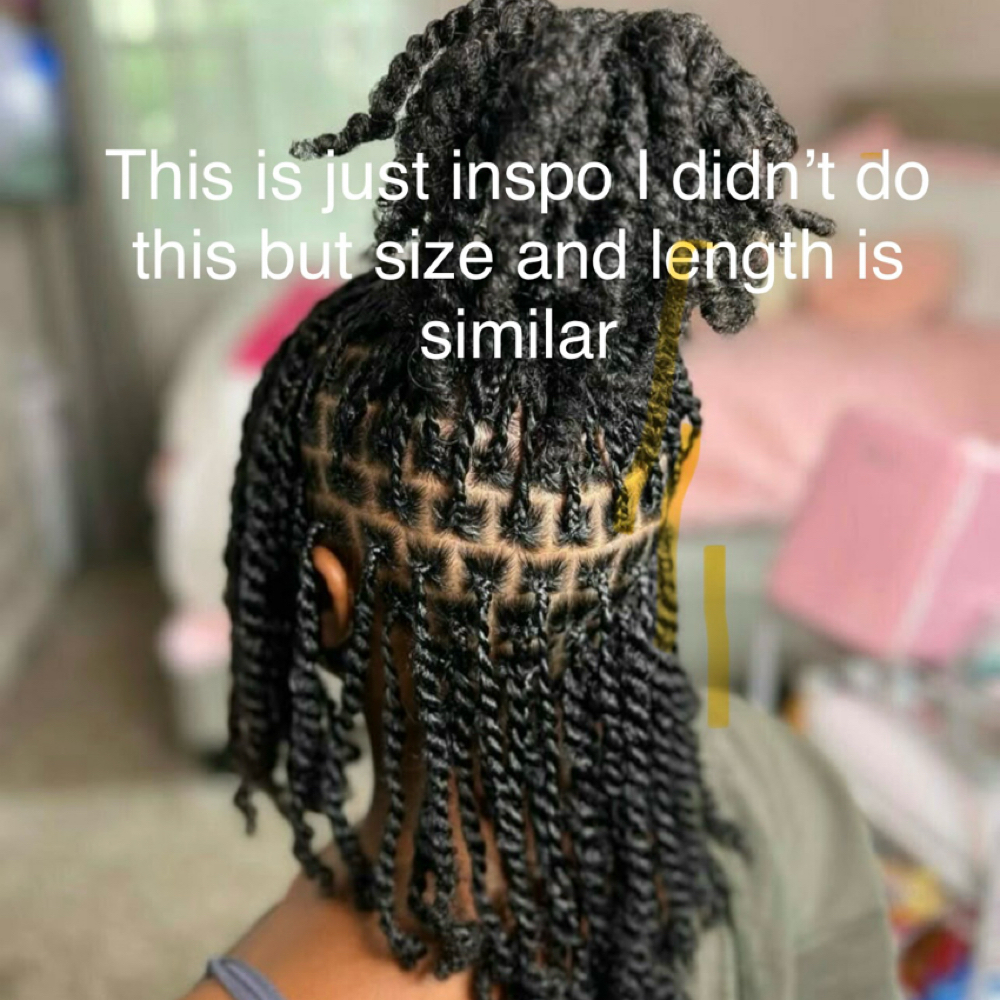 Small Twist (kinky,spring) Short at Jackcity  styles LLC in Waterloo, IA