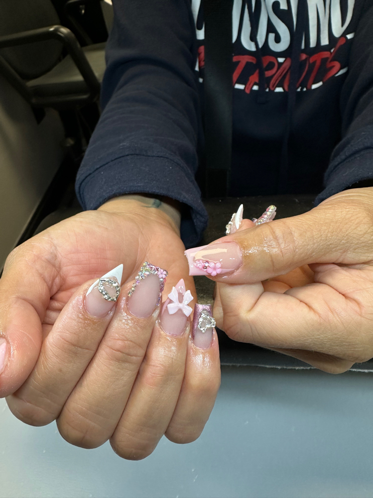 Rhinestone Nail
