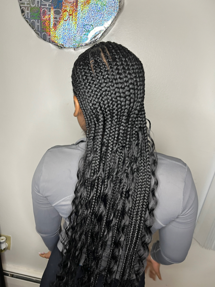 Desgin Feeders W/curls at JayBraids in Richmond Hts, OH
