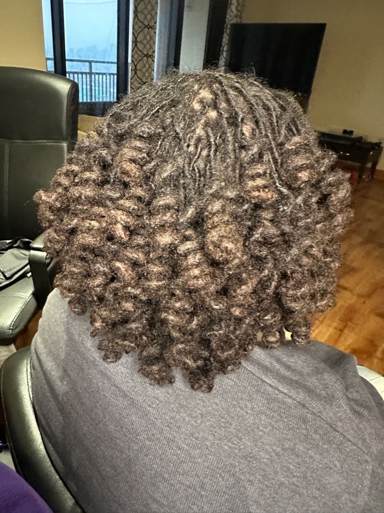Curly Locs Style