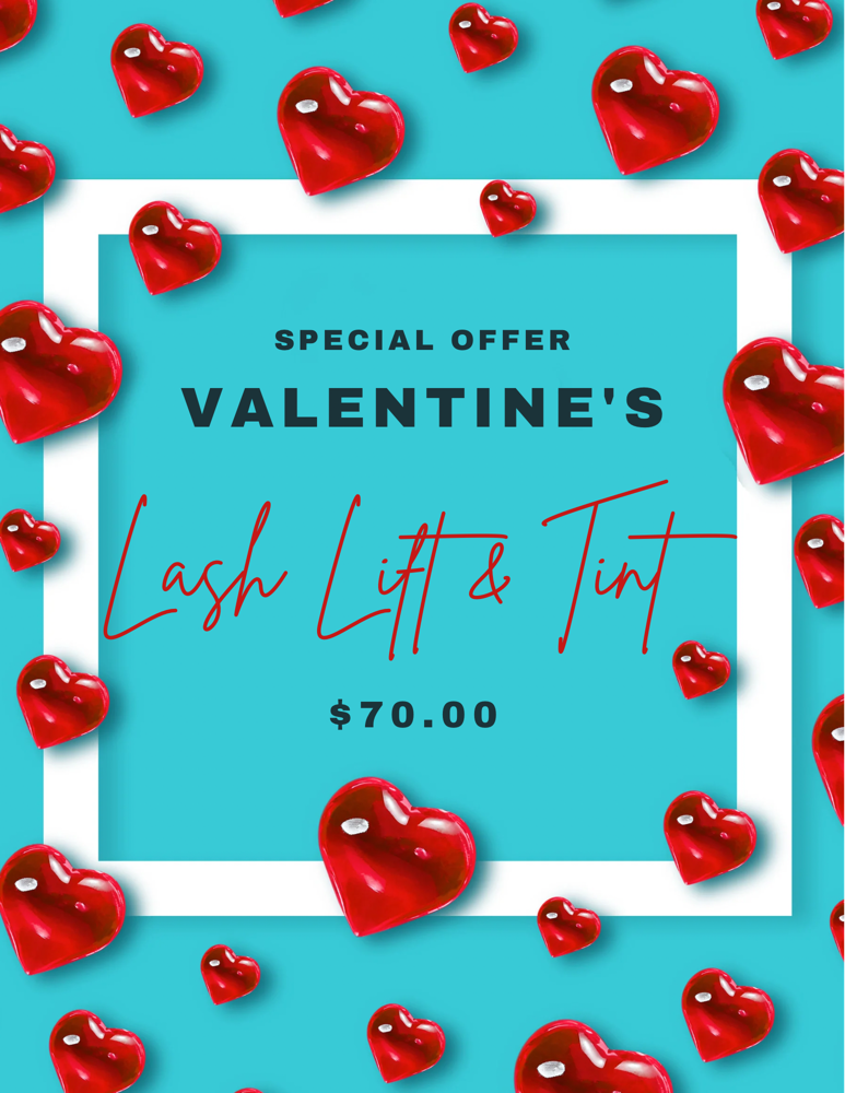 Valentines Lash Lift& Tint