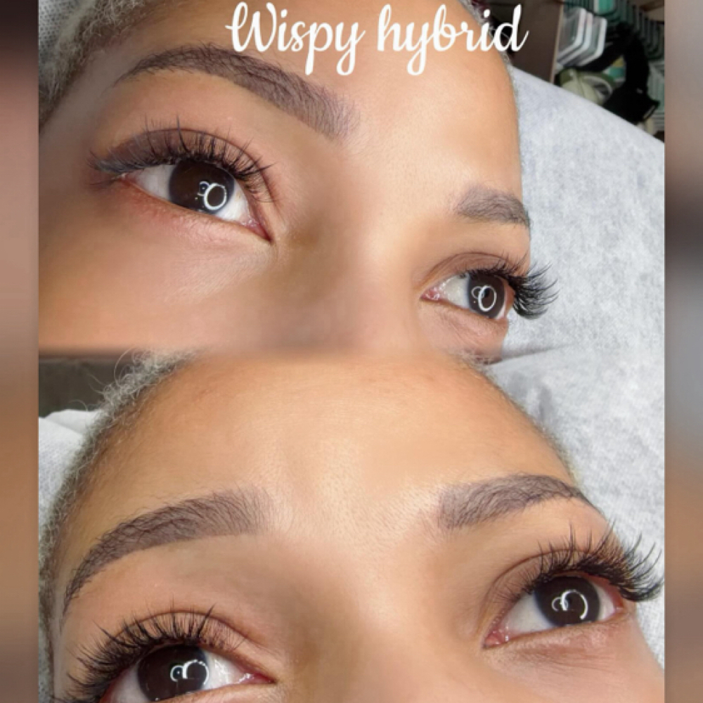 HYBRID FULLSET at Luv Lashes N Brows in Katy, TX