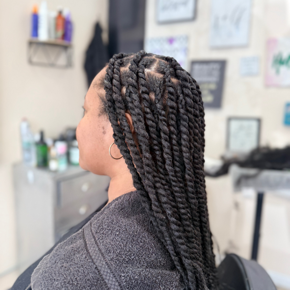 Two Strand Twist Extensions (Medium at So plush Hair Salon in Bridgeport, CT