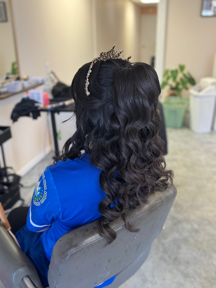 Quinceañera Hair Trial