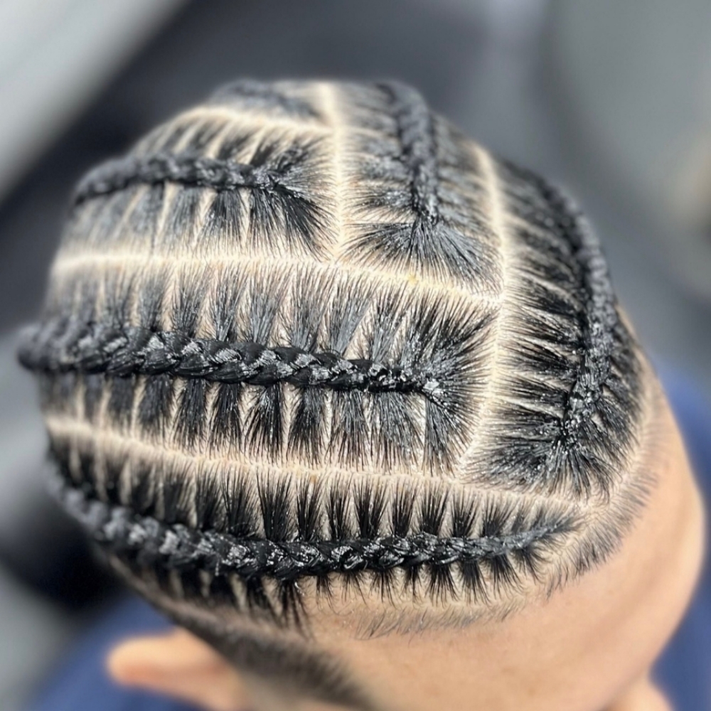 6 Braids : (Half Head) at JayBug Braids & Styling in Pomona, CA