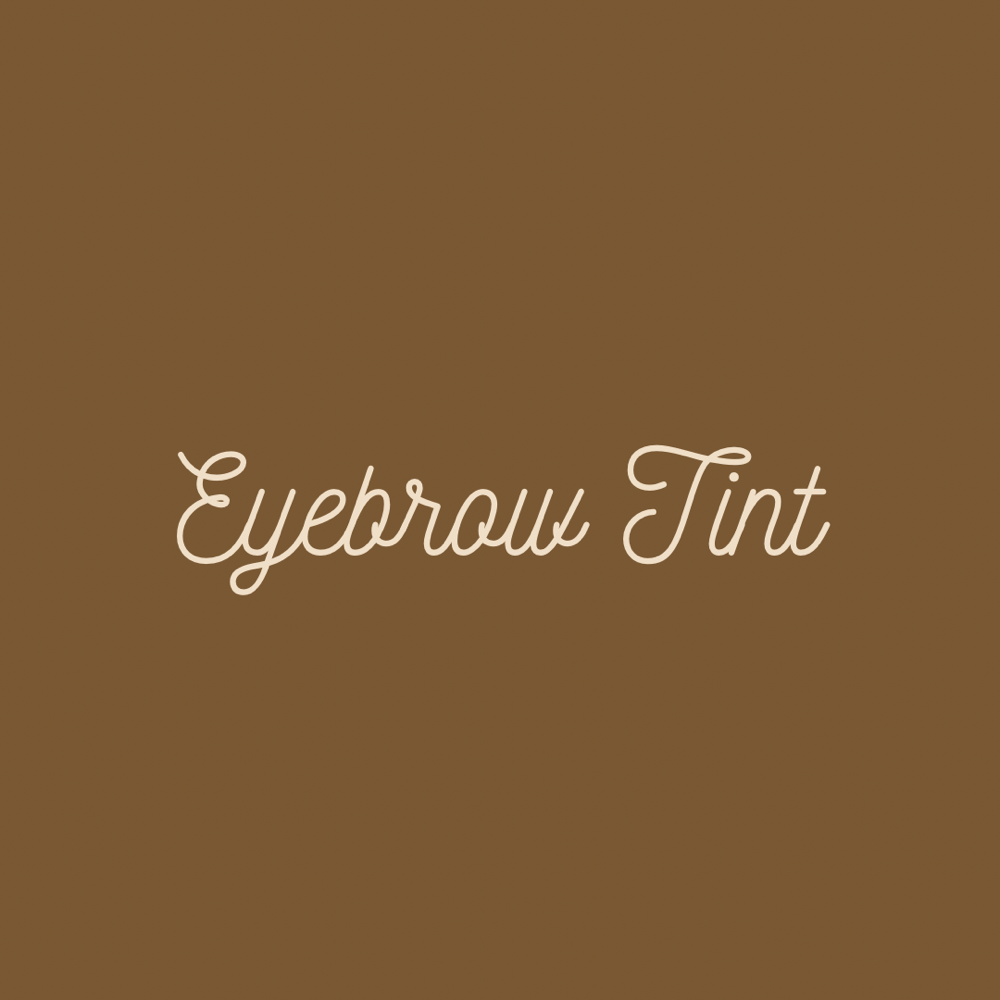 Eyebrow Tinting