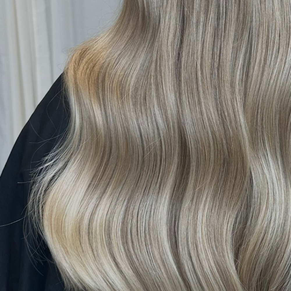 Full Custom Blonde + Haircut at Haley’s Hair Haven in San Antonio, TX