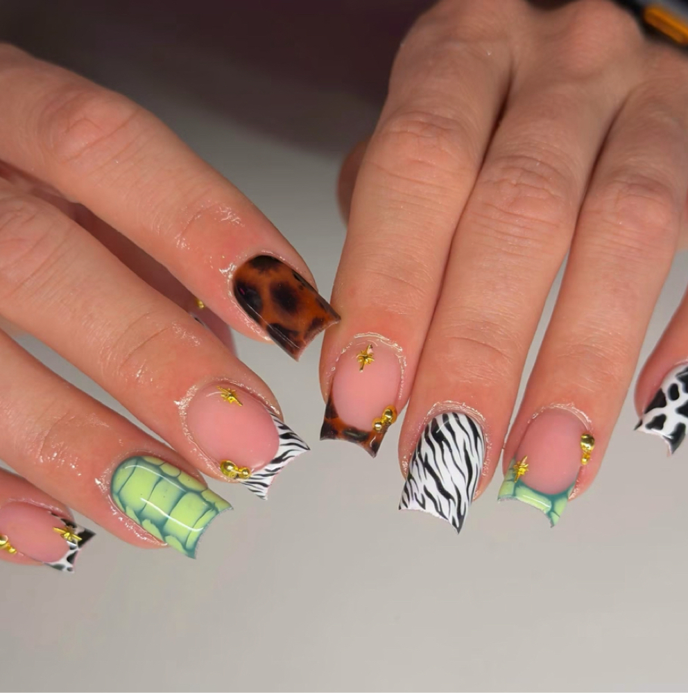 Simple Nail Art at The Nail Plug in Lubbock, TX