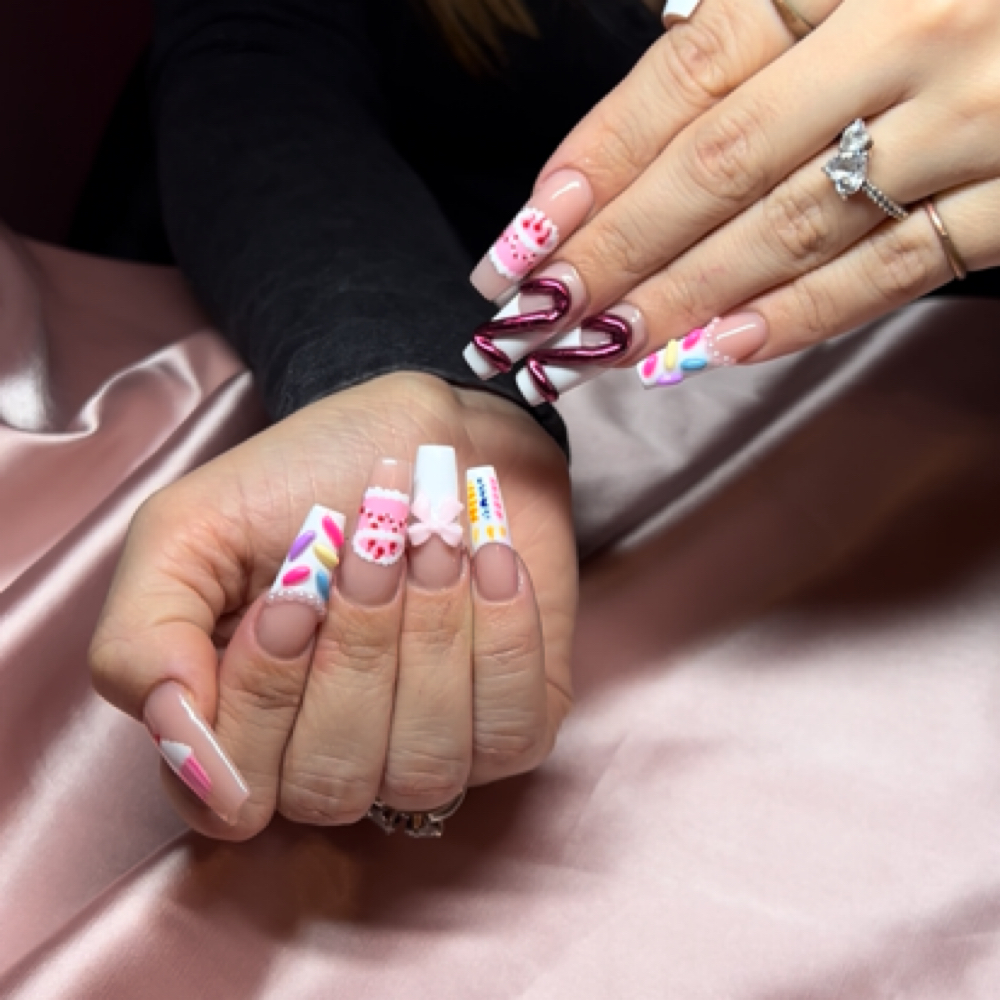 XL Gel X at Mad Nails in Arlington, WA