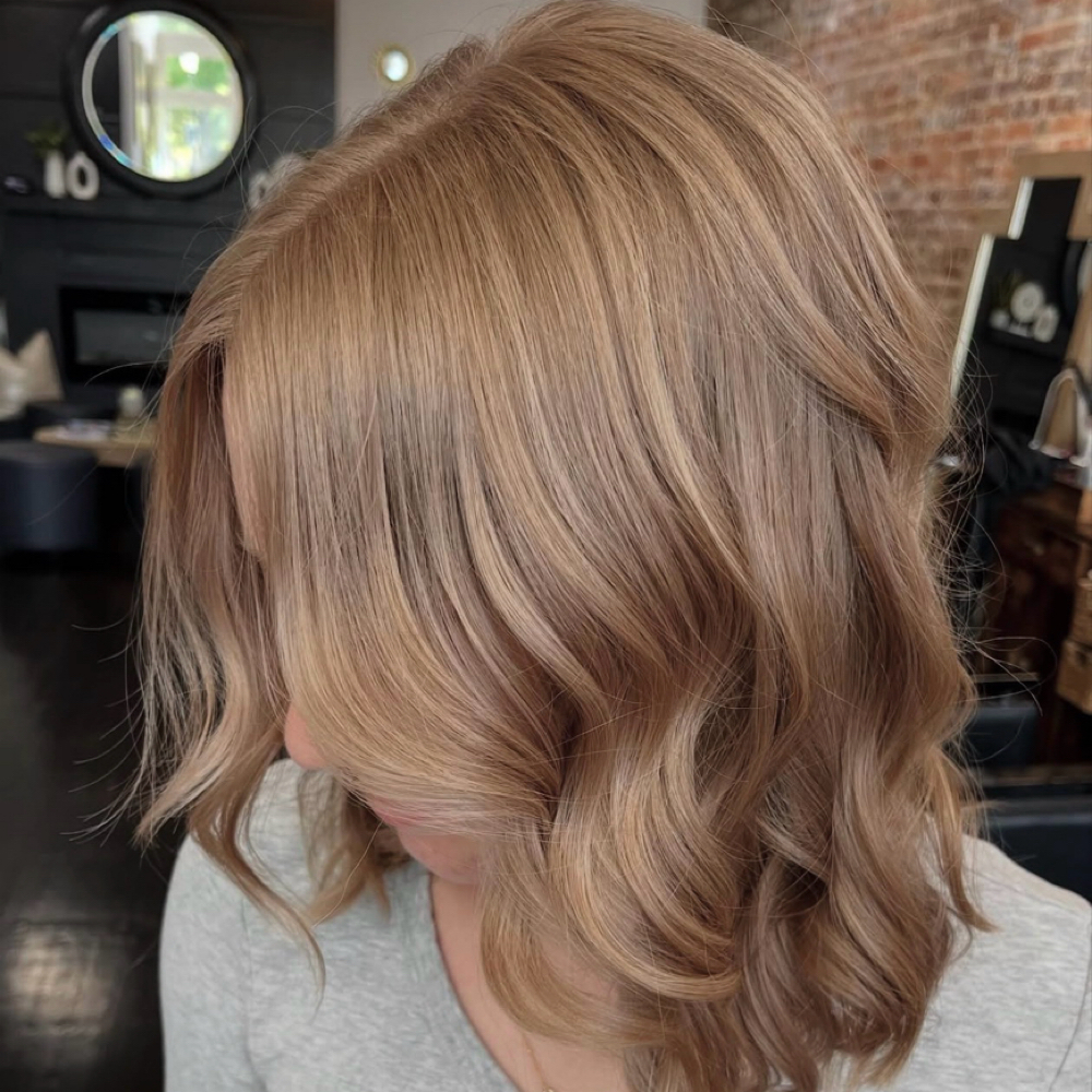 Root Color (grey coverage) at The Finery salon in Bowling Green, KY