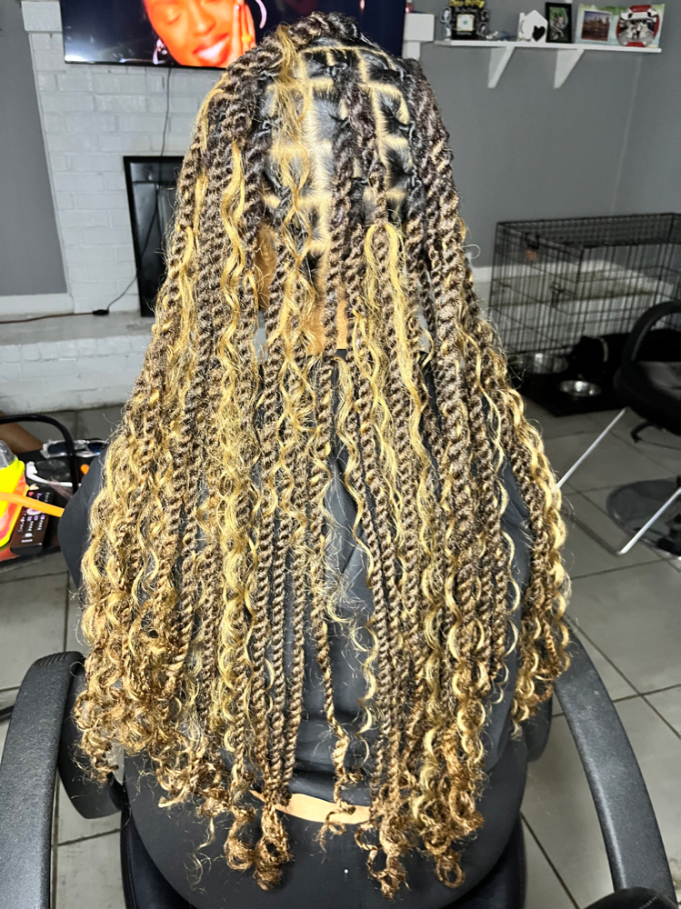 Cuban Twist (Waist lenght)