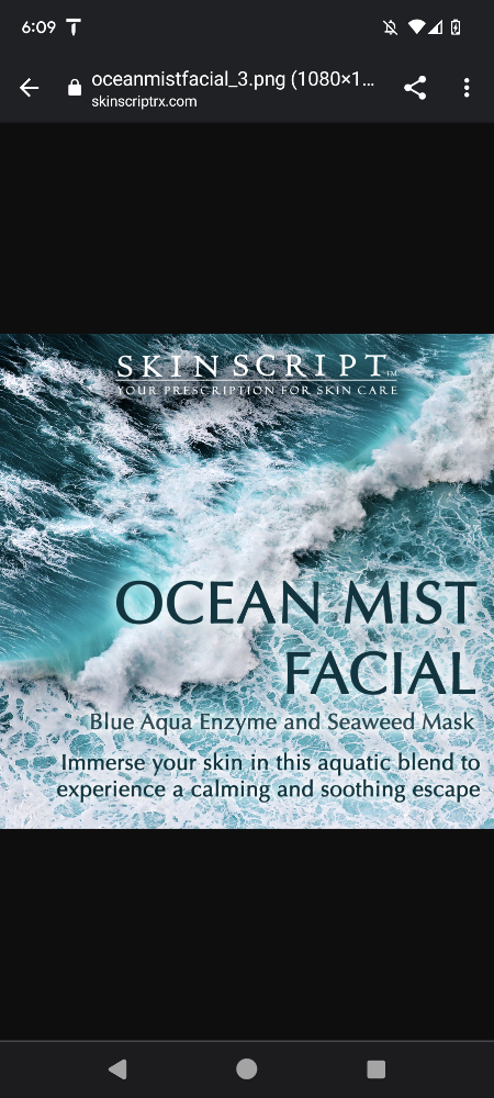 Ocean Mist Summer Facial