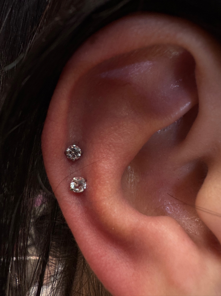 Double Helix at Bodyart By Emerald Esme 🖤🕷️ in El Centro, CA