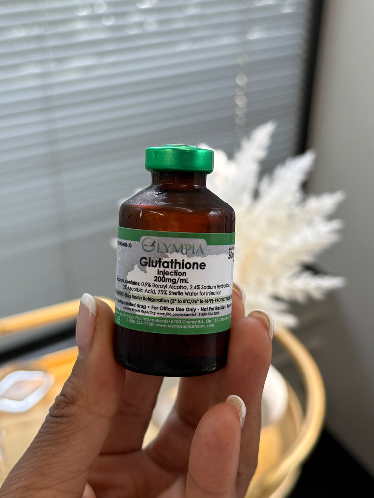 Glutathione IV at ZAYAÉ Wellness in Towson, MD