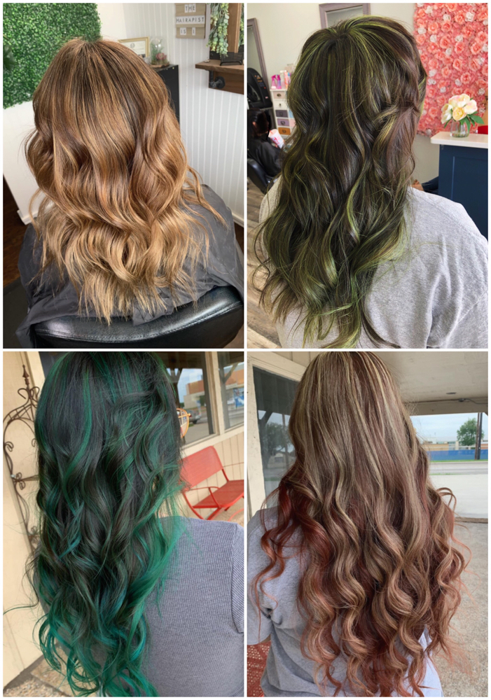 Highlights & Color (Long Hair)