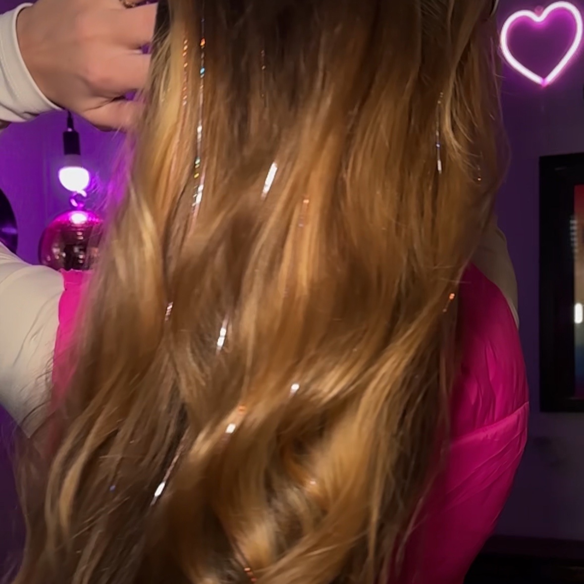 Full head of Disco Strands at Glam Up