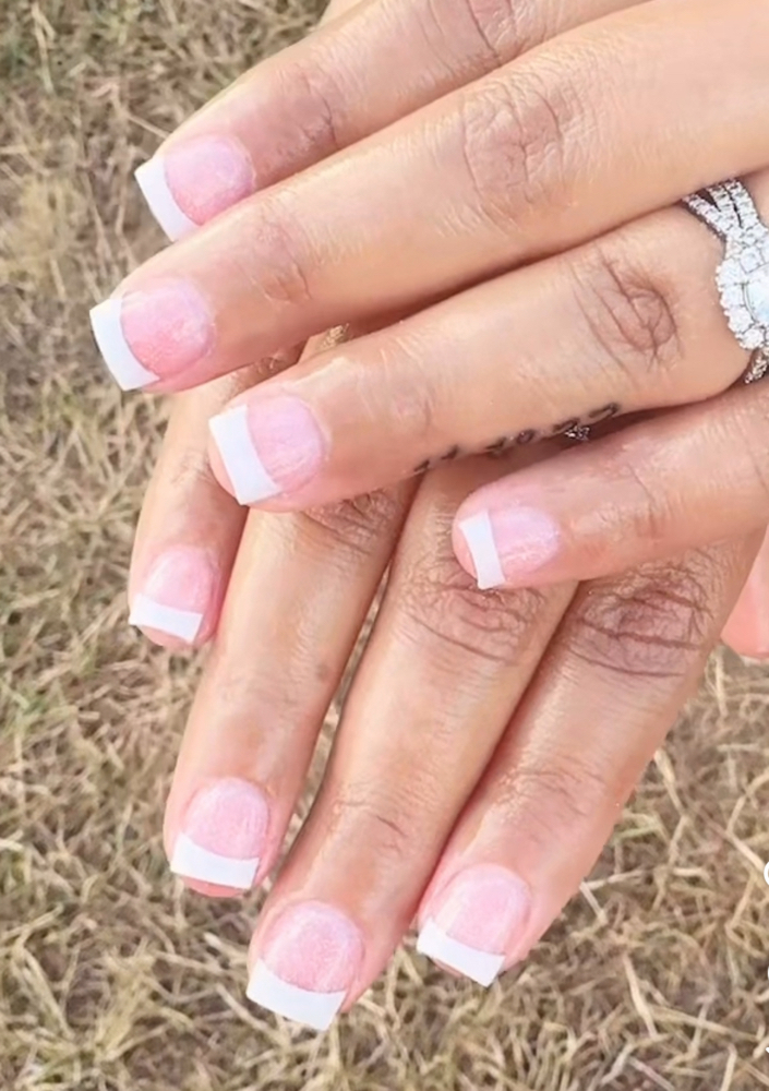 Old School French Tip Mon - Thurs