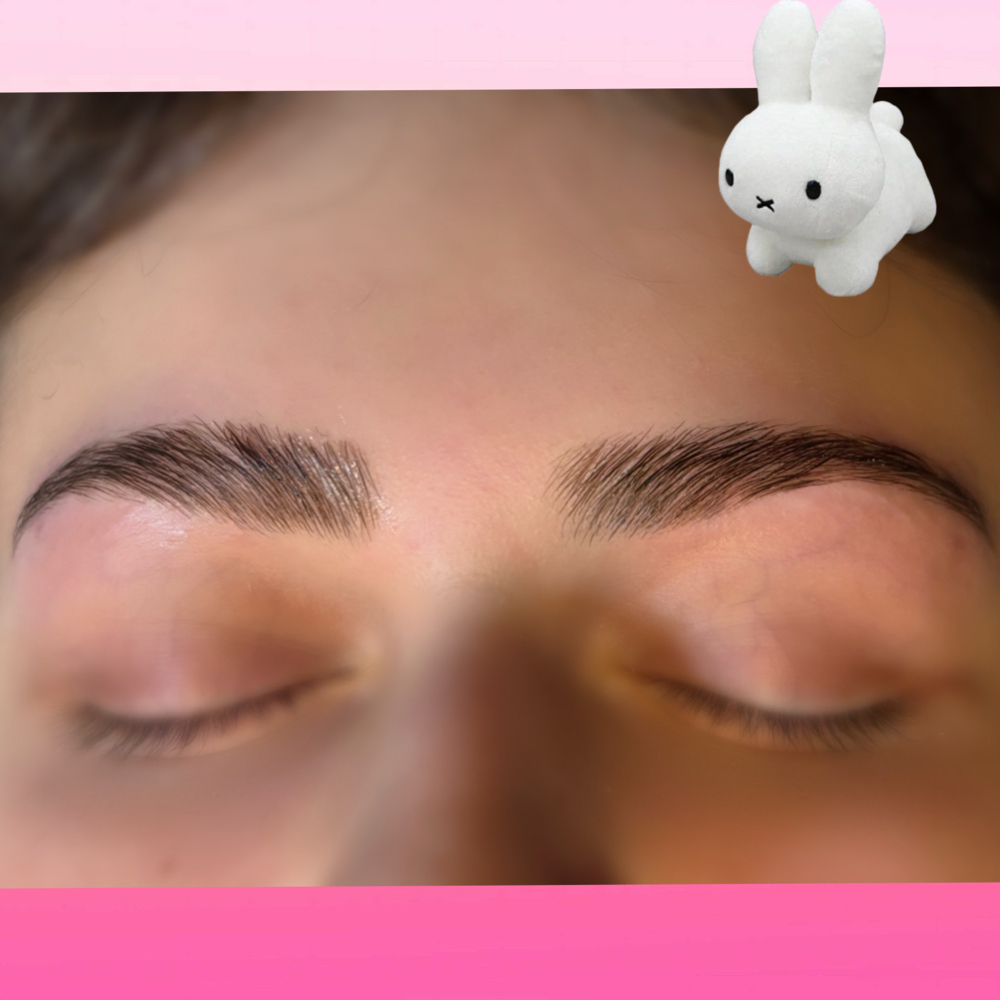 Brow lamination at Bunny Beauty in Tampa, FL