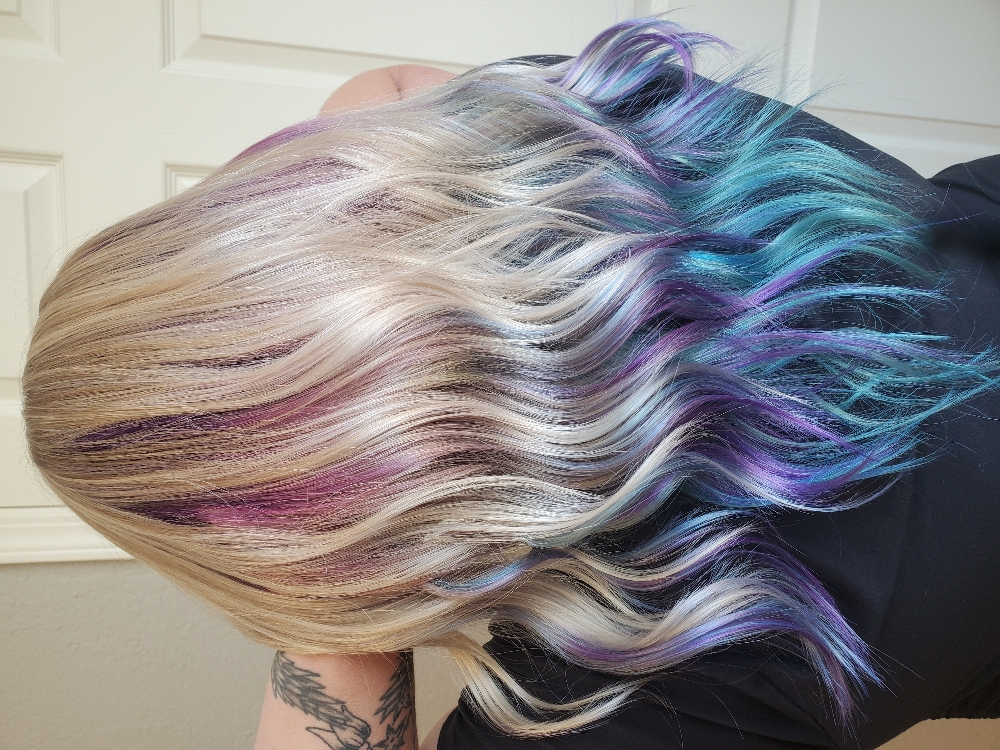 Tye Dye Color (Long Hair)