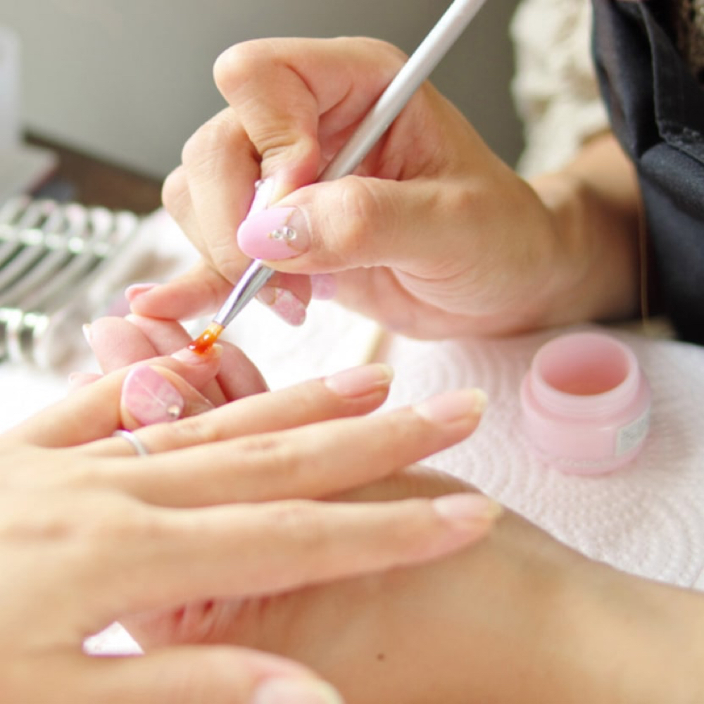 Natural Nail Overlay at Get Noticed Nail & Skin Care Studio, Inc. in Statesville, NC