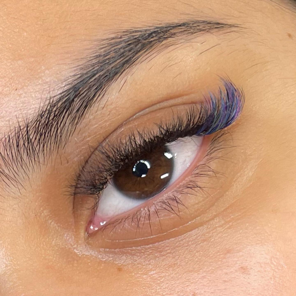 Eyelash Extension Colored Lashes