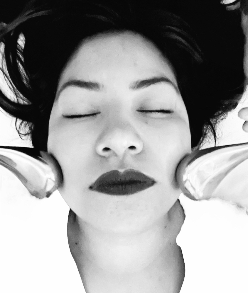 Facial Massage With Cryo Sticks