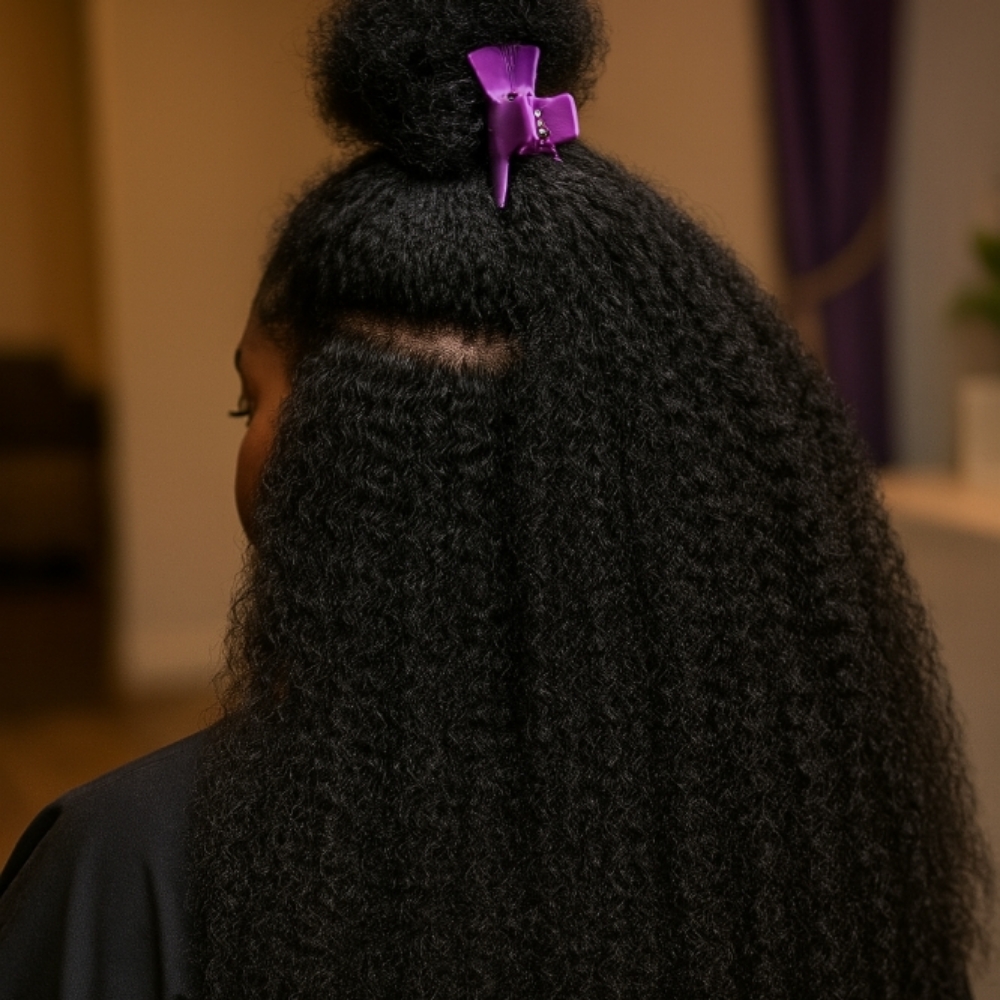 Sew In Re-tighten at The Beauty Collective in Houston, TX
