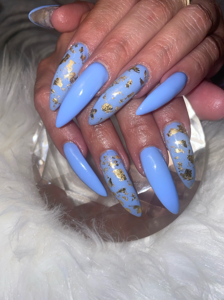 Foil Nail Art Add On at Chyna’s Nail Lounge in Dobbs Ferry, NY