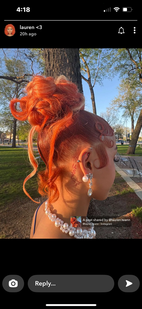 pin up bun