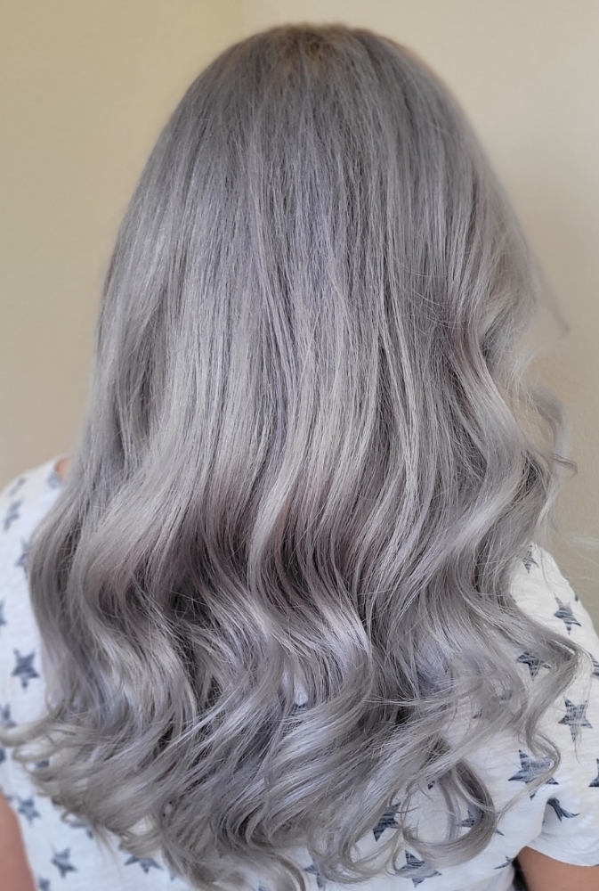 Natural Grey Hair Transformation
