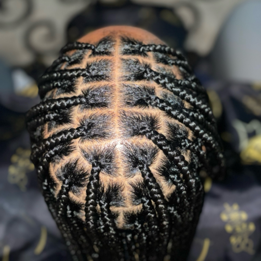 Small Knotless Braids at Red Rose Styles LLC. in Moore, OK