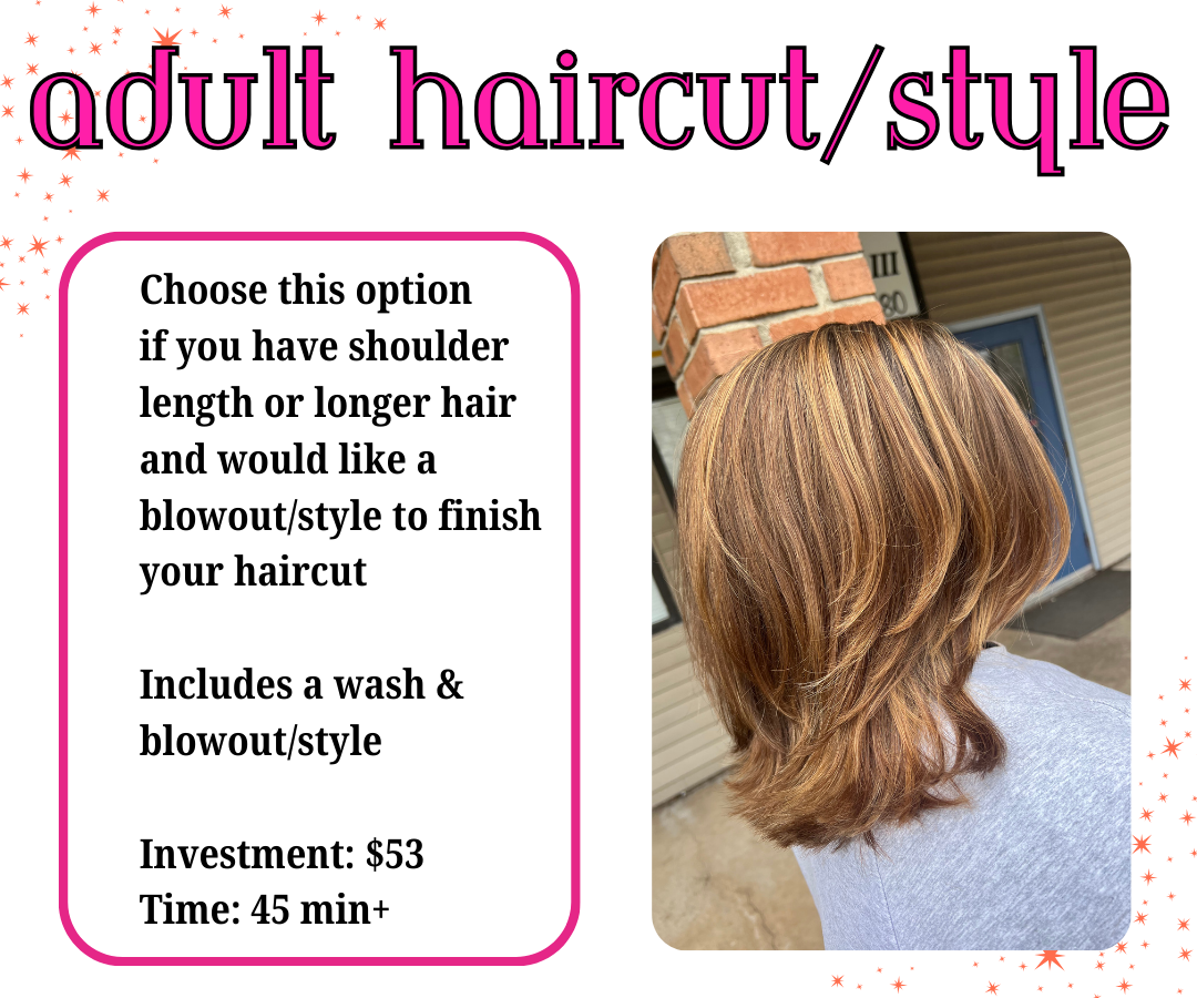 Adult Haircut/Style at Hair Of Confidence in Somers, CT